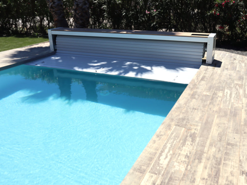 Couverture à lames piscine esthétique