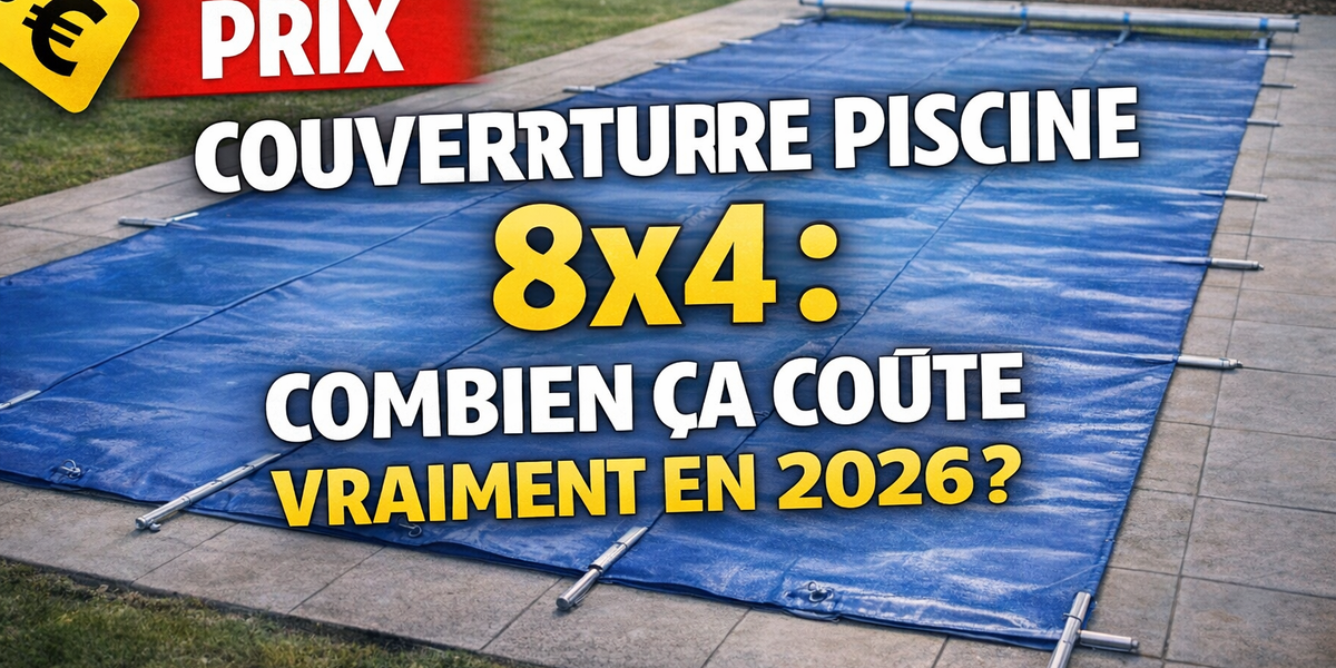 Prix couverture piscine 8x4 : combien ça coûte vraiment en 2026 ?