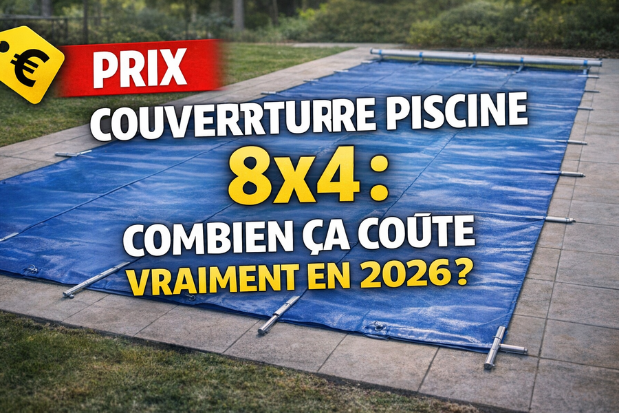Prix couverture piscine 8x4 : combien ça coûte vraiment en 2026 ?