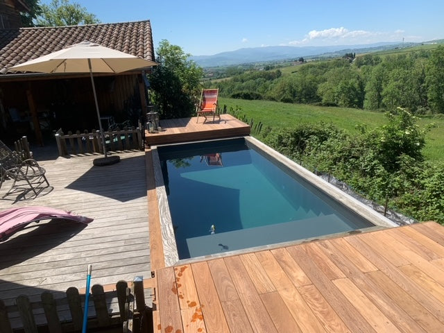 Terrasse mobile piscine prix 2026 | Tarif, options et devis | Bleudome