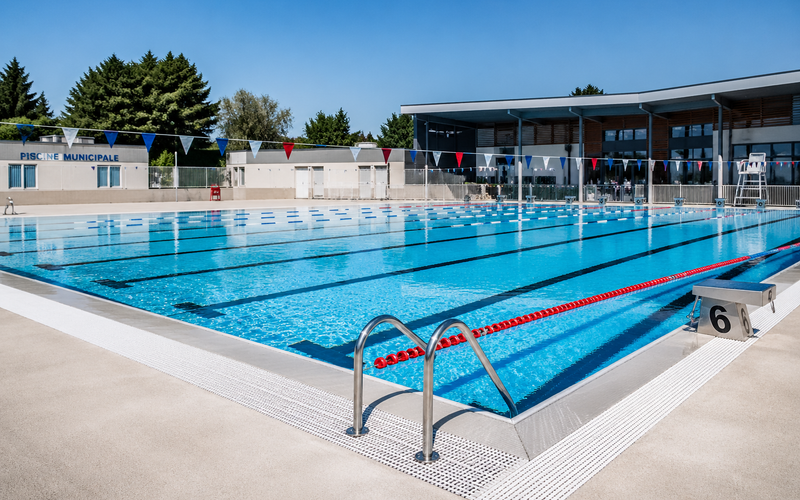 Bâche pour piscine municipale : comment réduire l’évaporation et les coûts d’exploitation — BLEUDOME couverture piscine