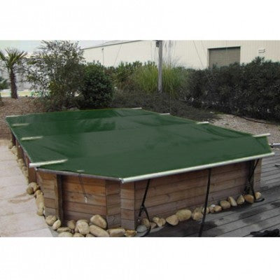 Couverture à barres Wood Securit Plus – Sécurité NF P90-308 spéciale plage bois