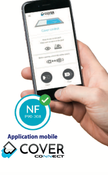 Cover Connect app mobile couverture piscine