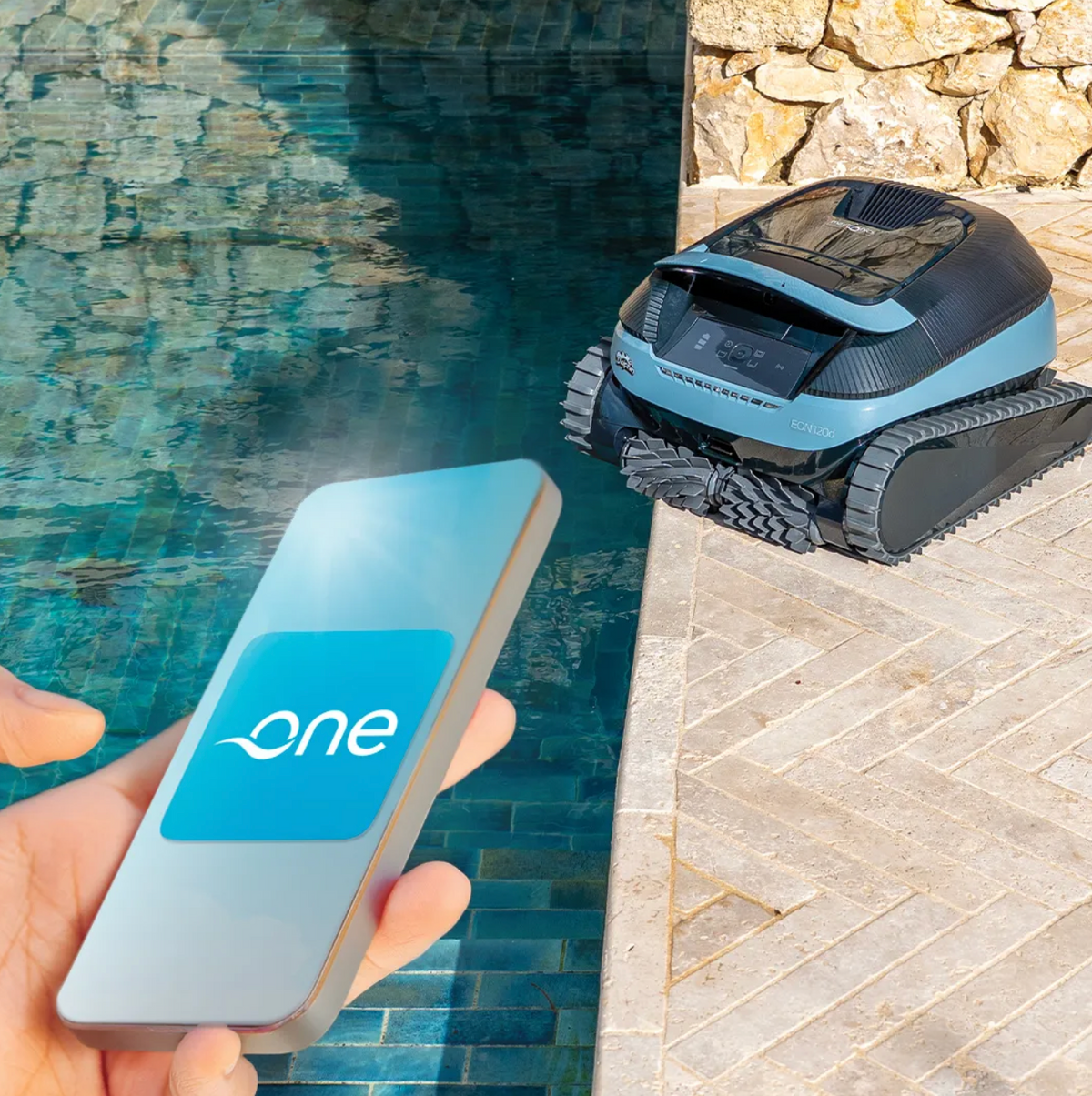 Application mobile Maytronics One pour piloter le Dolphin EON