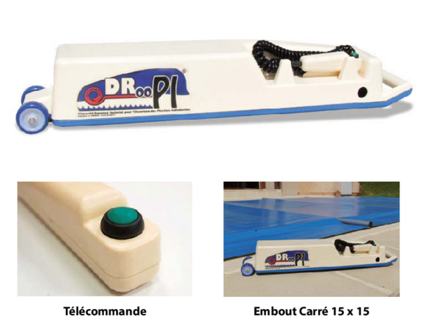 Enrouleur motorisé DROOPI – Pour couvertures à barres