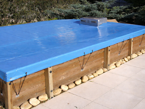 Couverture d’hivernage sécurité Wood Securit – Spéciale piscine hors-sol bois