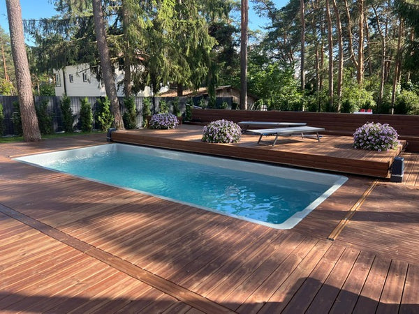 Terrasse mobile piscine