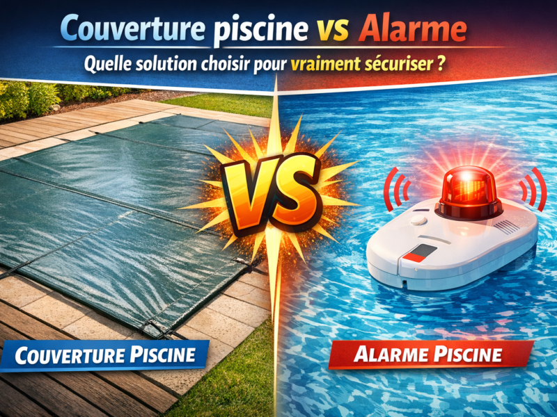 Couverture piscine vs alarme : quelle solution choisir pour vraiment sécuriser ?
