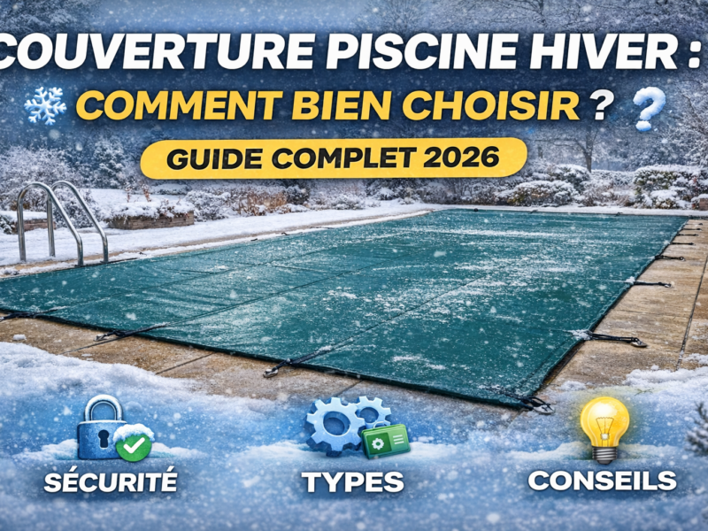 Couverture piscine hiver : comment bien choisir ? Guide complet 2026