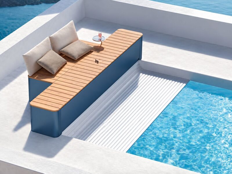 Volet de piscine hors-sol Bench Cover 400