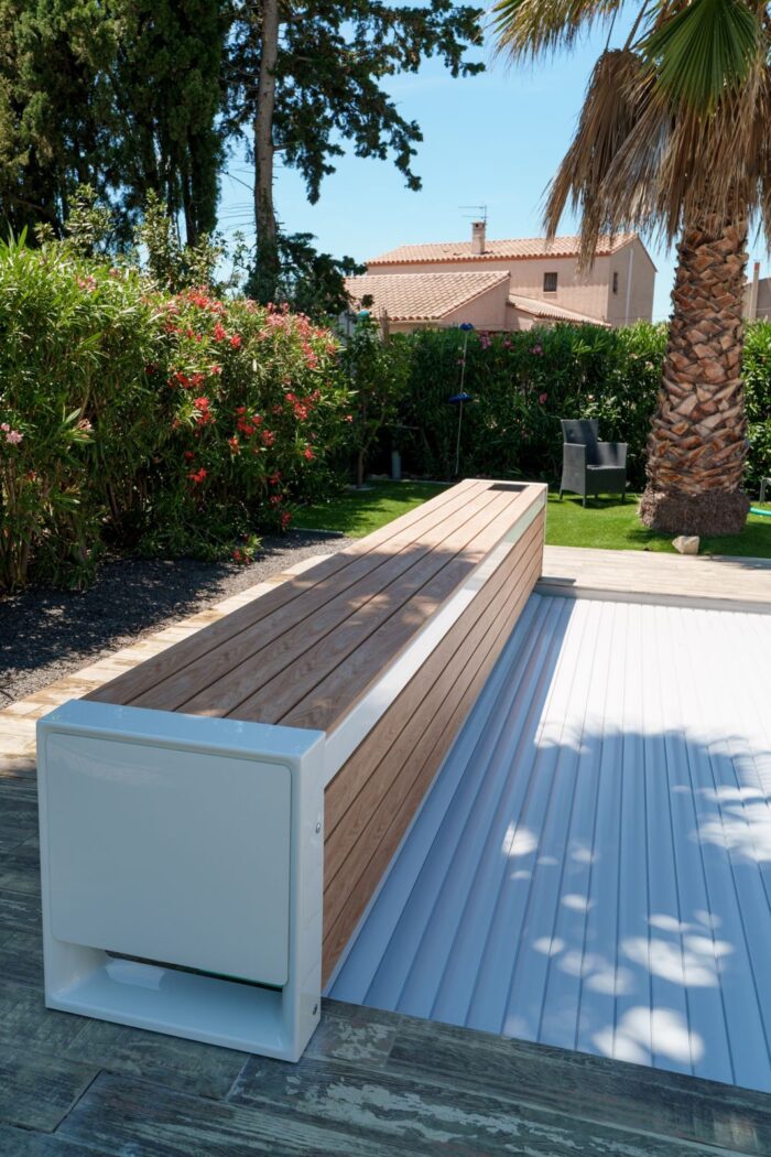 Volet de piscine hors-sol Le Banc
